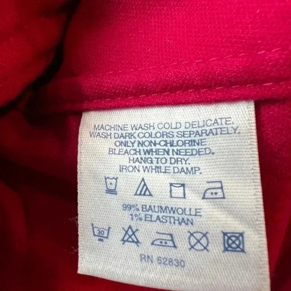 Lands' End Fleece Blazer Size 10 Raspberry - Picture 10 of 11